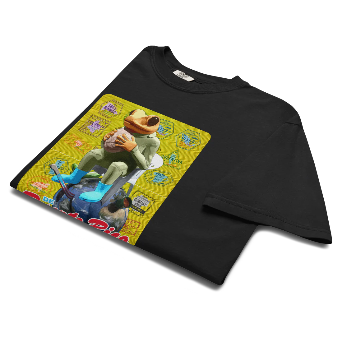De Puerto Rico Para El Mundo Unisex Heavyweight T-Shirt