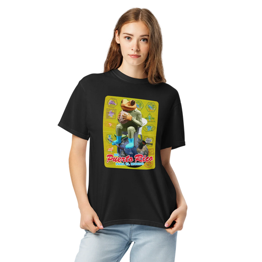 De Puerto Rico Para El Mundo Unisex Heavyweight T-Shirt