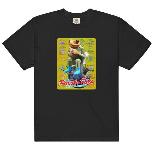 De Puerto Rico Para El Mundo Unisex Heavyweight T-Shirt